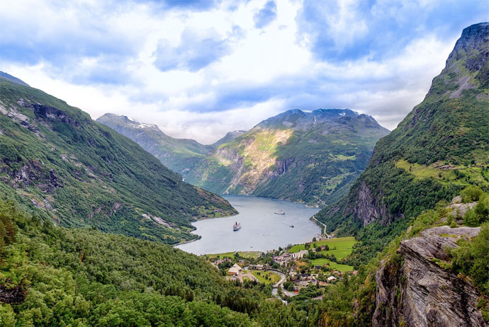 Geirangerfjord is one of the best fjords in Norway