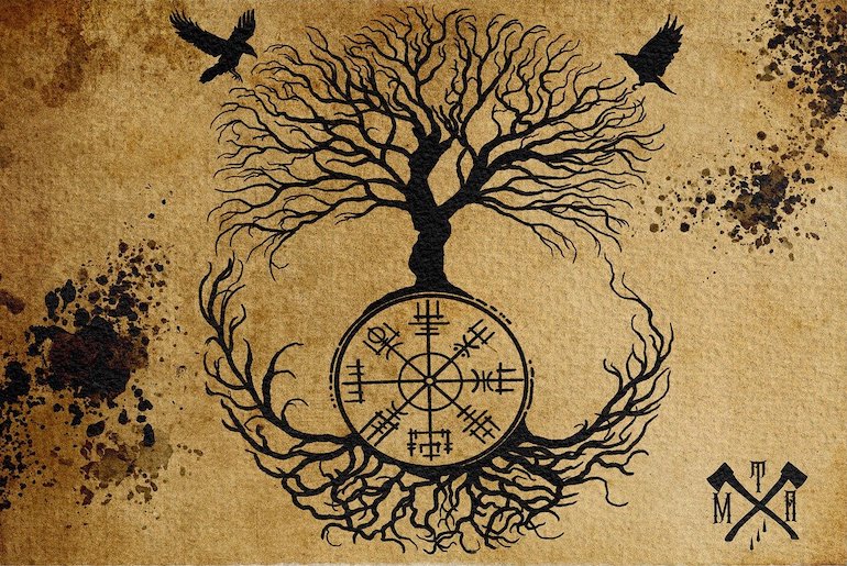 Top 20 Yggdrasil Tattoo Designs Symbolism  Mythology