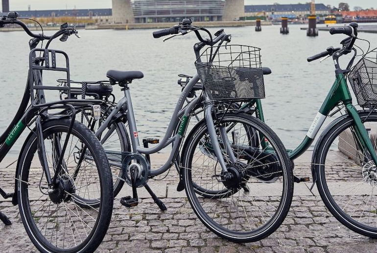 E-bikes make it easy for everyone to see Copenhagen's sights by bike.